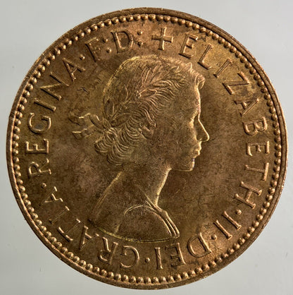 1966 Elizabeth II 2nd Half-Penny Coin | Very Fine Grade