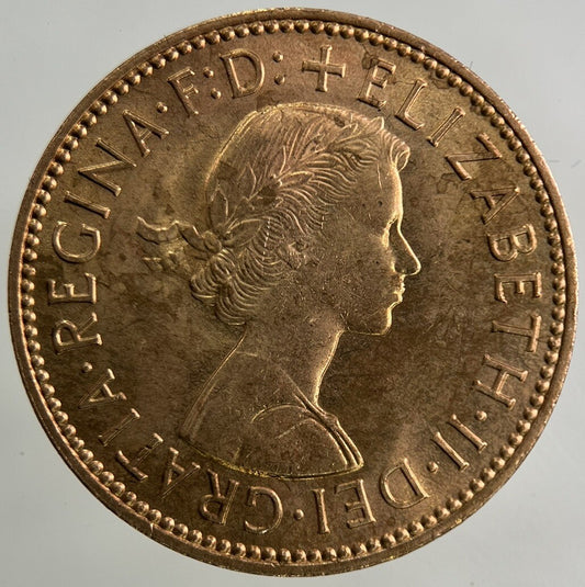 1966 Elizabeth II 2nd Half-Penny Coin | Very Fine Grade
