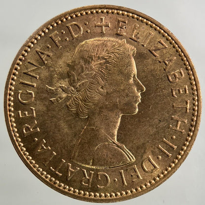 1966 Elizabeth II 2nd Half-Penny Coin | Very Fine Grade