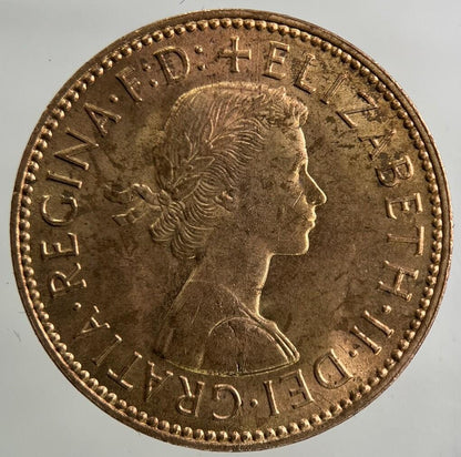 1966 Elizabeth II 2nd Half-Penny Coin | Very Fine Grade