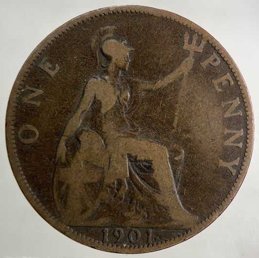 1901 Victoria One Penny Coin | Collectable Grade