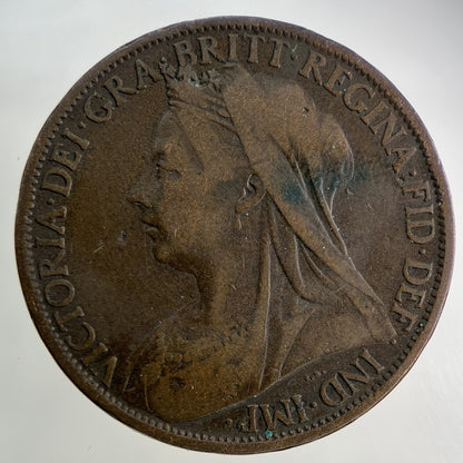 1901 Victoria One Penny Coin | Collectable Grade