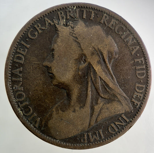 1900 Victoria One Penny Coin | Collectable Grade