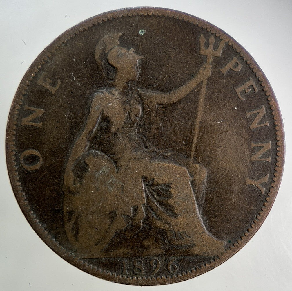 1896 Victoria One Penny Coin | Collectable Grade