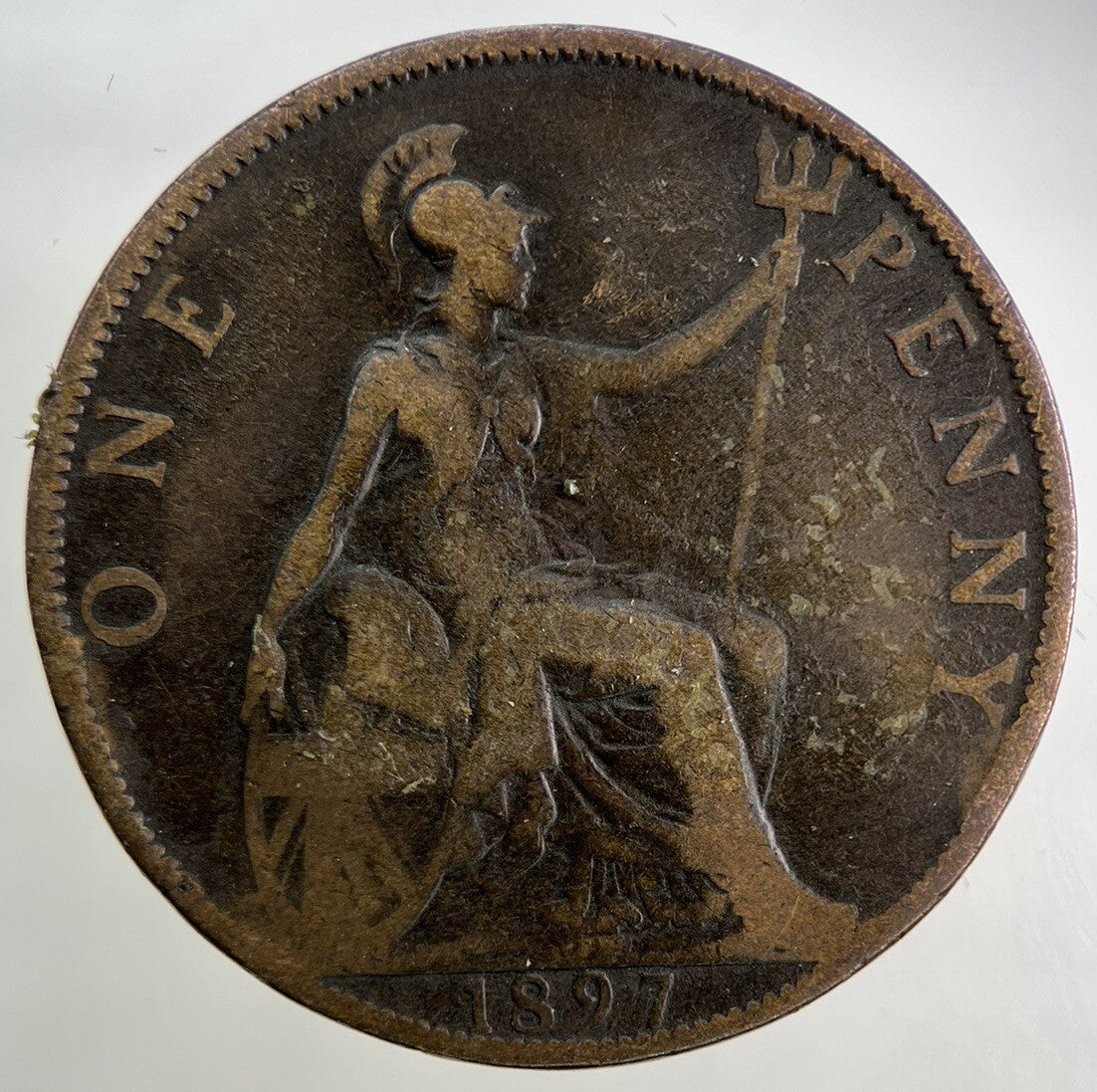1897 Victoria One Penny Coin | Collectable Grade