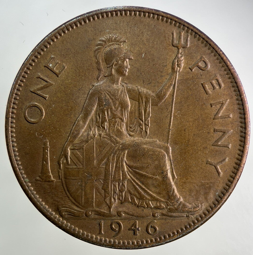 1946 George VI One Penny Coin | Very High Grade
