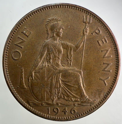 1946 George VI One Penny Coin | Very High Grade
