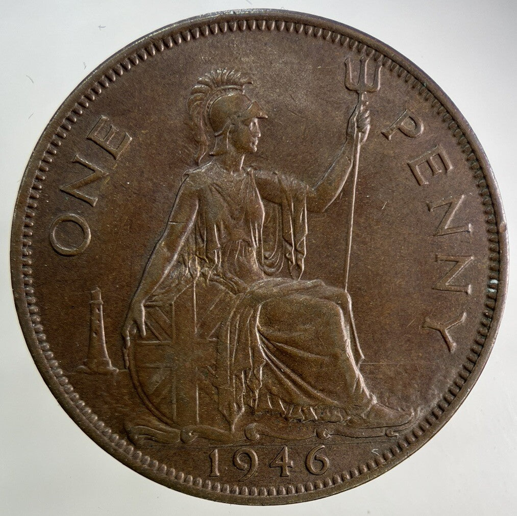 1946 George VI One Penny Coin | Very High Grade