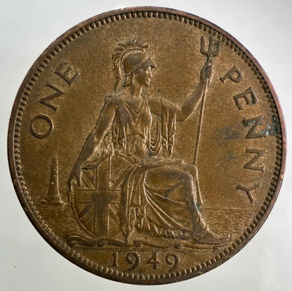 1949 George VI One Penny Coin | Very High Grade