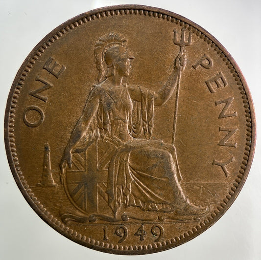 1949 George VI One Penny Coin | Very High Grade