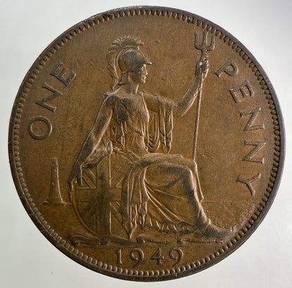 1949 George VI One Penny Coin | Very High Grade