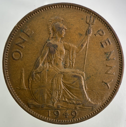 1949 George VI One Penny Coin | Very High Grade