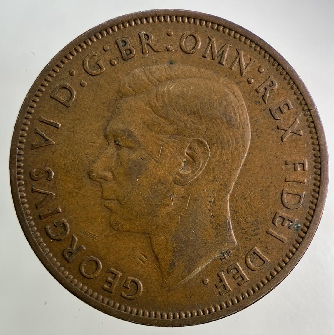 1949 George VI One Penny Coin | Very High Grade