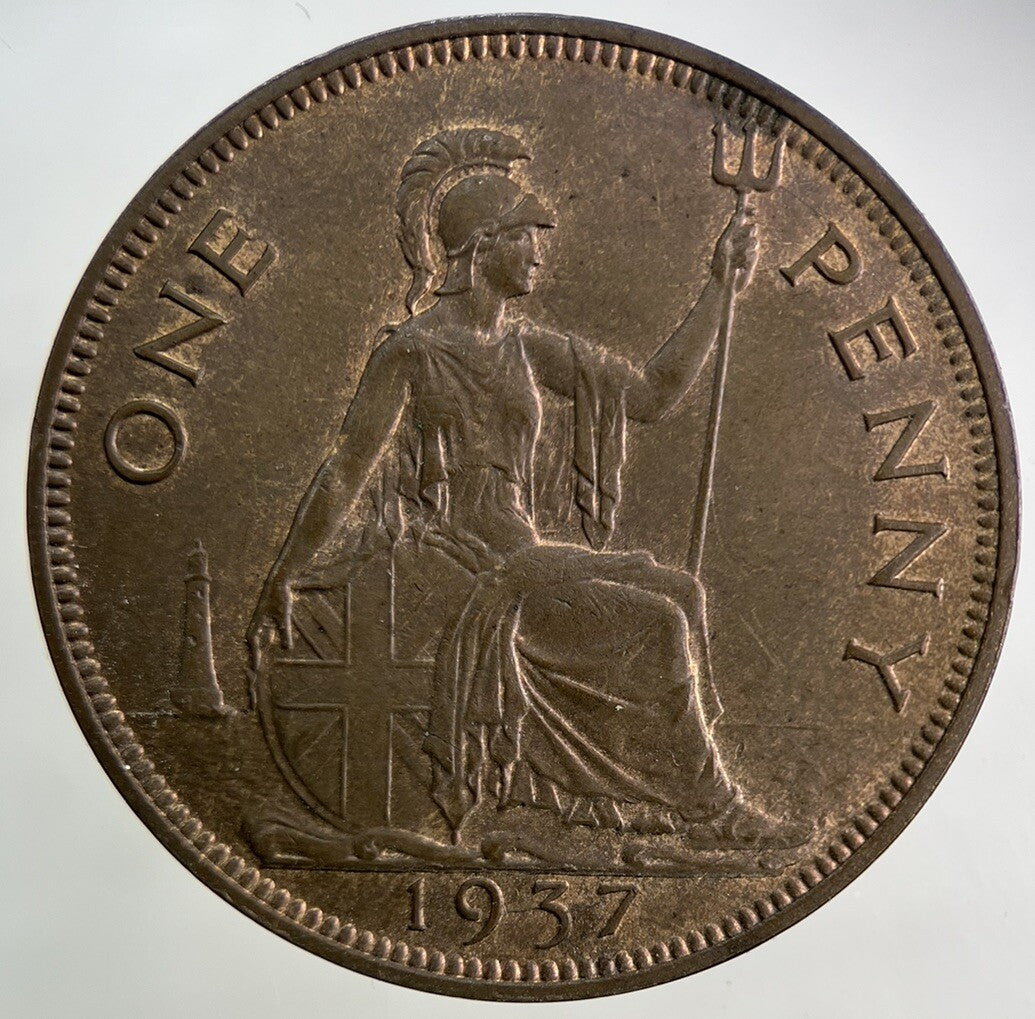 1937 George VI One Penny Coin | Very High Grade