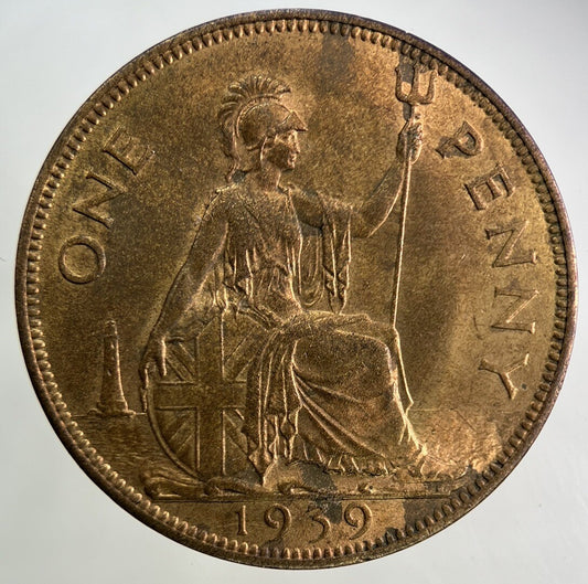 1939 George VI One Penny Coin | Very High Grade