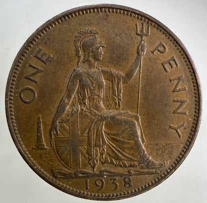 1938 George VI One Penny Coin | Very High Grade