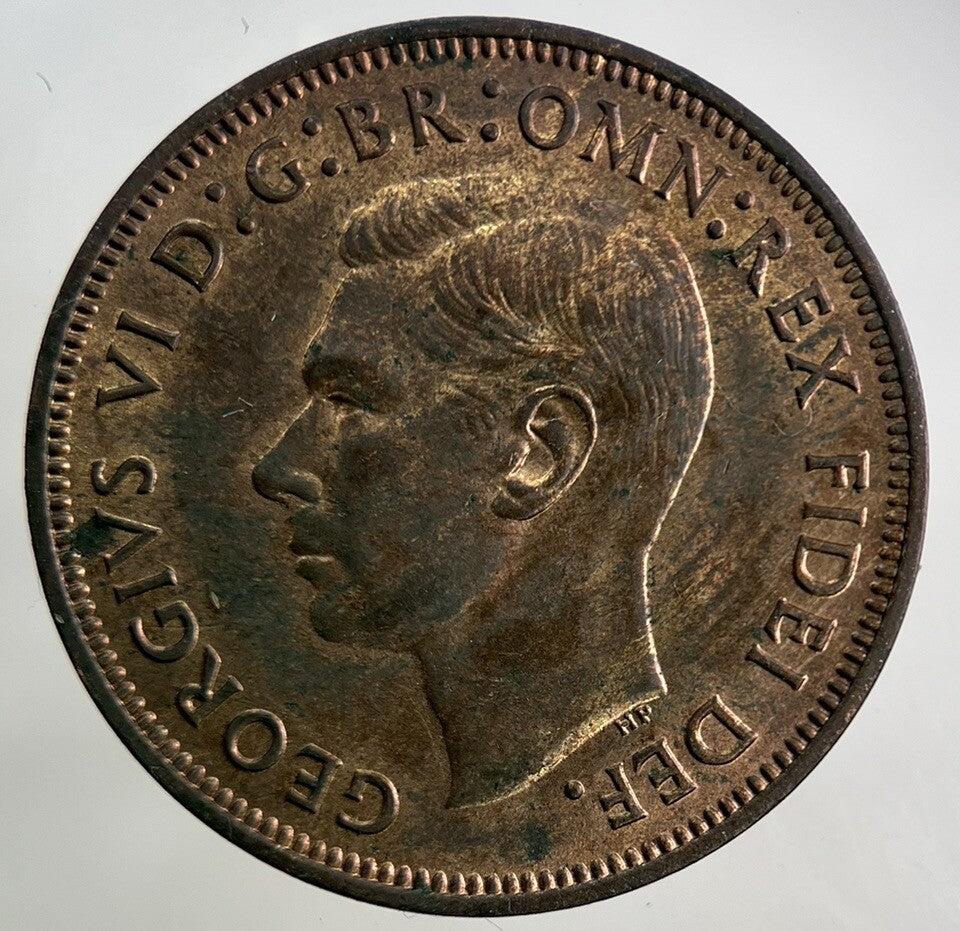 1952 George VI Half-Penny Coin | Very High Grade
