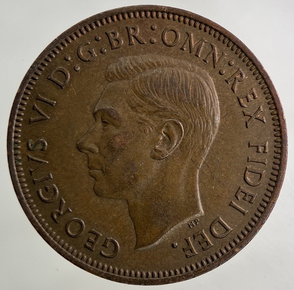 1951 George VI Half-Penny Coin | Very High Grade