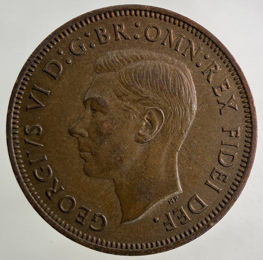 1951 George VI Half-Penny Coin | Very High Grade
