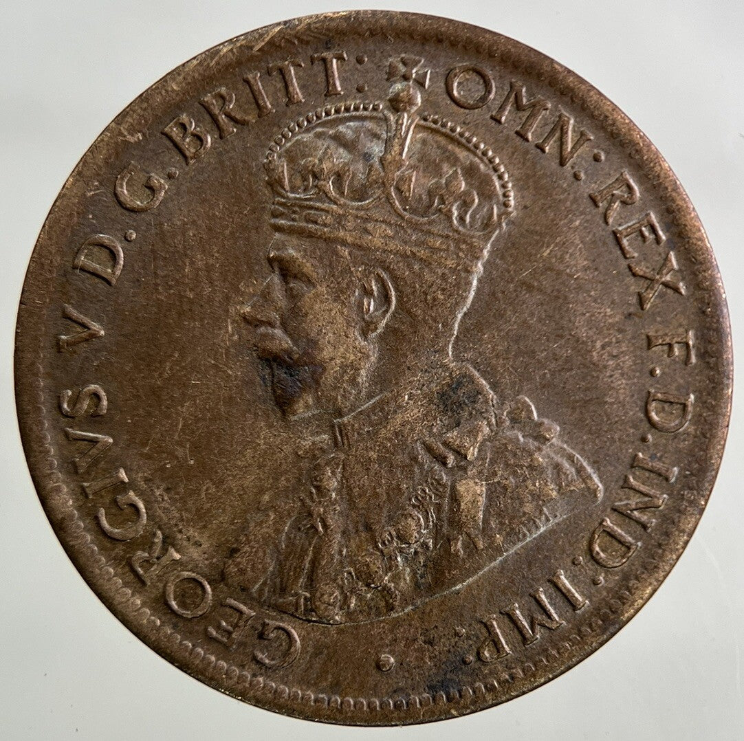 1922 Australia Half-Penny Coin | Very High Grade