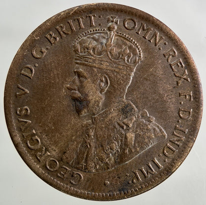 1922 Australia Half-Penny Coin | Very High Grade