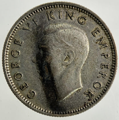 1940 New Zealand Sixpence Silver Coin | Fine Collectable Grade