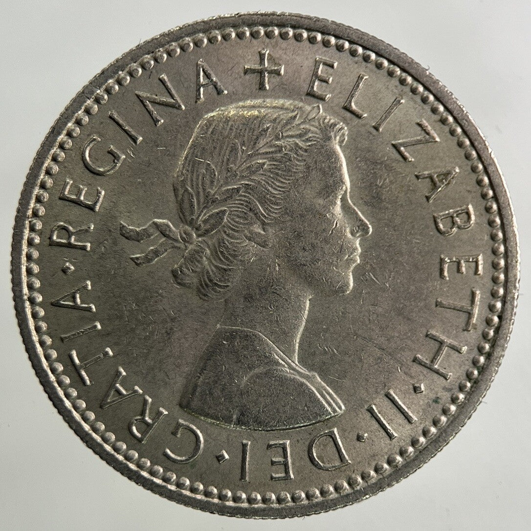 1963 Elizabeth II 2nd Shilling Coin | Very Fine Grade