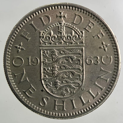 1963 Elizabeth II 2nd Shilling Coin | Very Fine Grade
