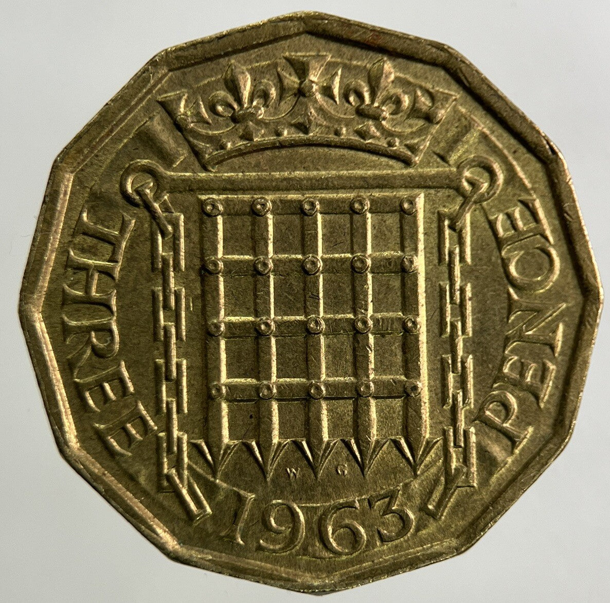 1963 Elizabeth II 2nd Threepence Coin | Very Fine Grade