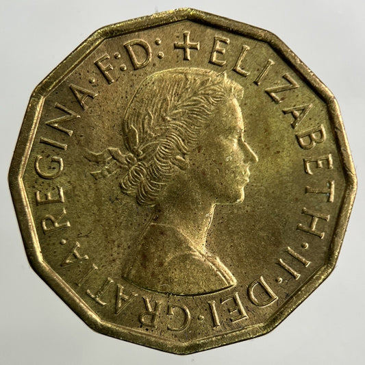 1966 Elizabeth II 2nd Threepence Coin | Very Fine Grade
