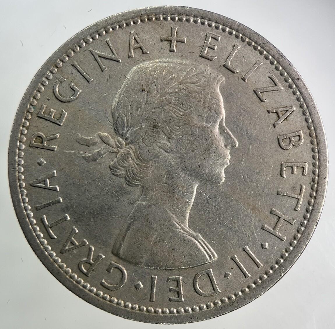 1960 Elizabeth II 2nd Half-Crown Coin | Fine Collectable Grade
