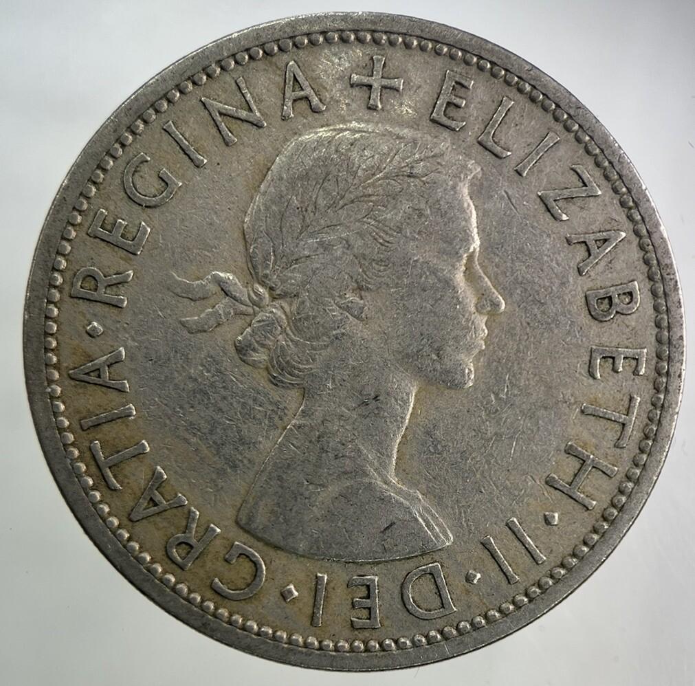 1955 Elizabeth II 2nd Half-Crown Coin | Fine Collectable Grade