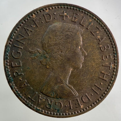 1967 Elizabeth II 2nd Half-Penny Coin | Fine Collectable Grade