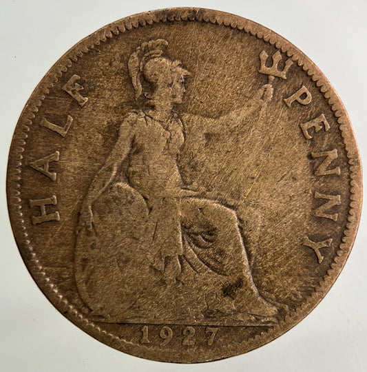 1927 George V Half-Penny Coin | Collectable Grade