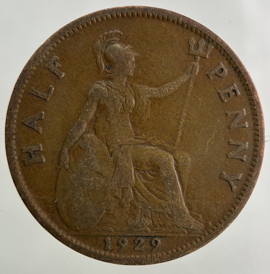 1929 George V Half-Penny Coin | Collectable Grade