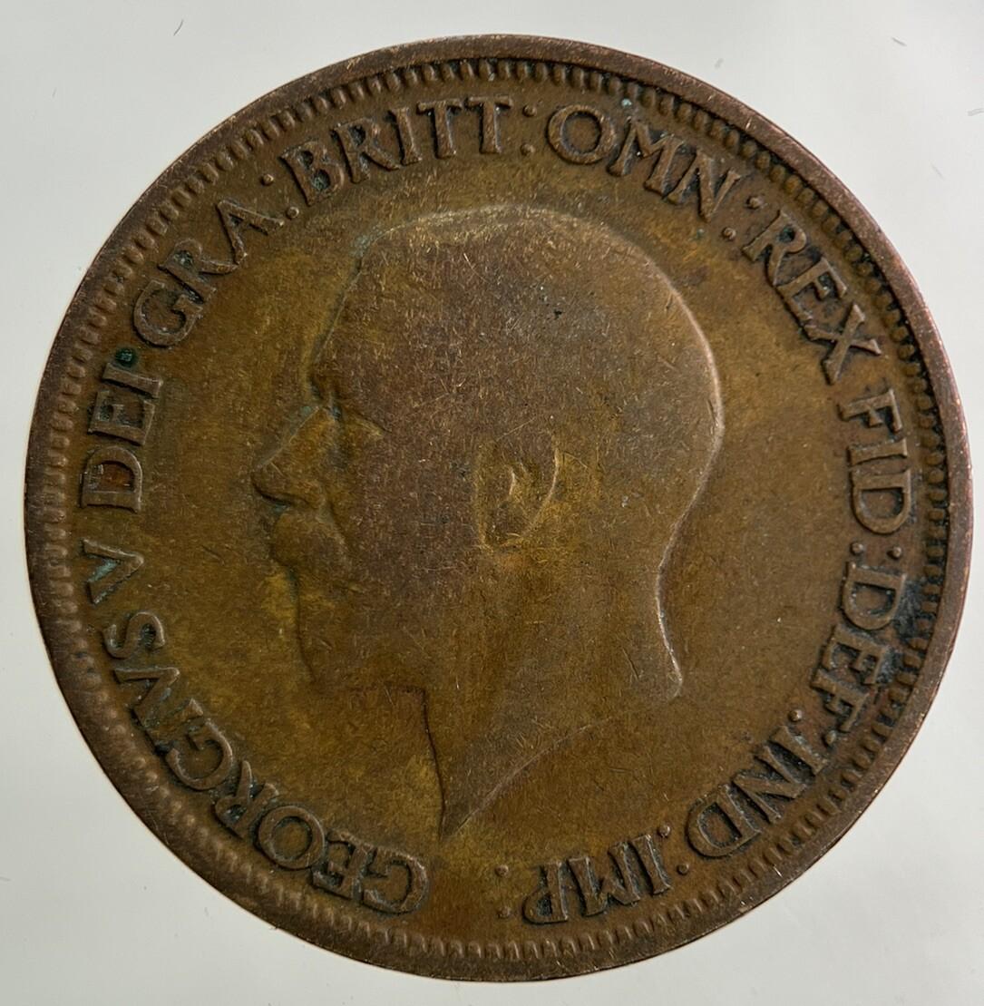 1929 George V Half-Penny Coin | Collectable Grade
