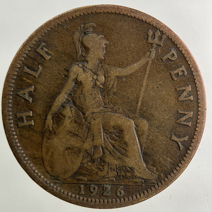 1926 George V Half-Penny Coin | Collectable Grade