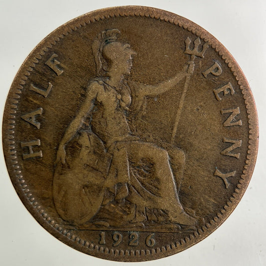 1926 George V Half-Penny Coin | Collectable Grade
