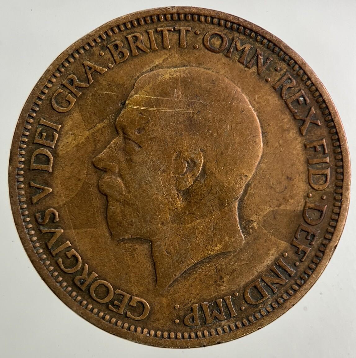1929 George V Half-Penny Coin | Collectable Grade