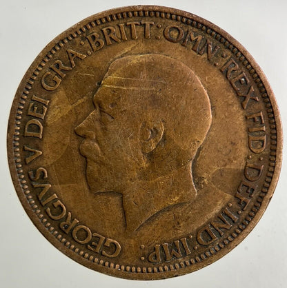 1929 George V Half-Penny Coin | Collectable Grade
