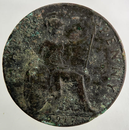 1917 George V Half-Penny Coin | Collectable Grade