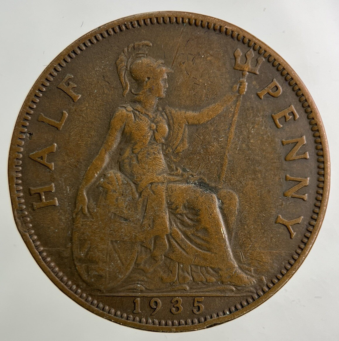 1935 George V Half-Penny Coin | Collectable Grade