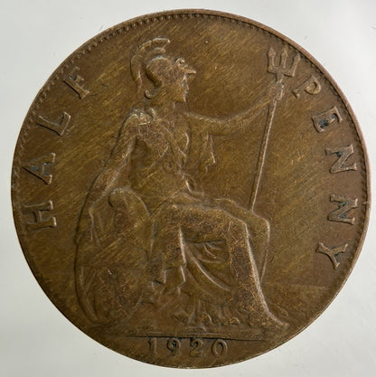 1920 George V Half-Penny Coin | Collectable Grade
