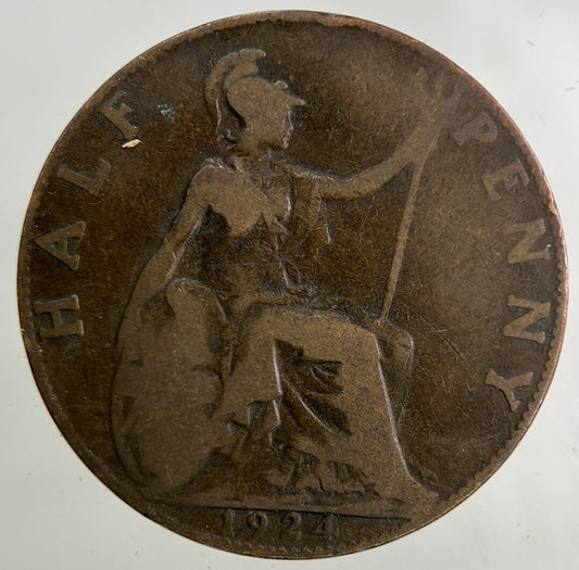 1924 George V Half-Penny Coin | Collectable Grade