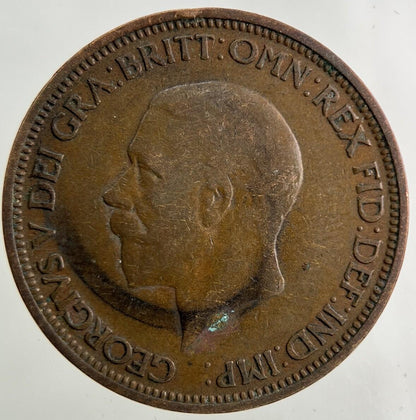 1936 George V Half-Penny Coin | Collectable Grade