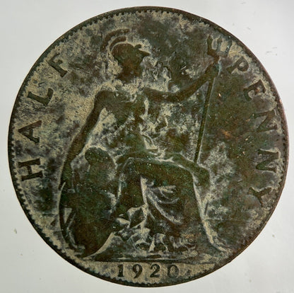 1920 George V Half-Penny Coin | Collectable Grade