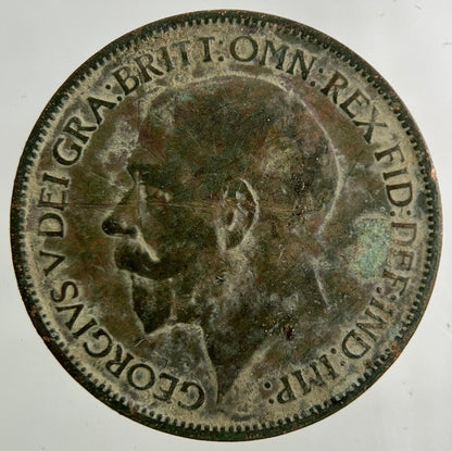 1920 George V Half-Penny Coin | Collectable Grade