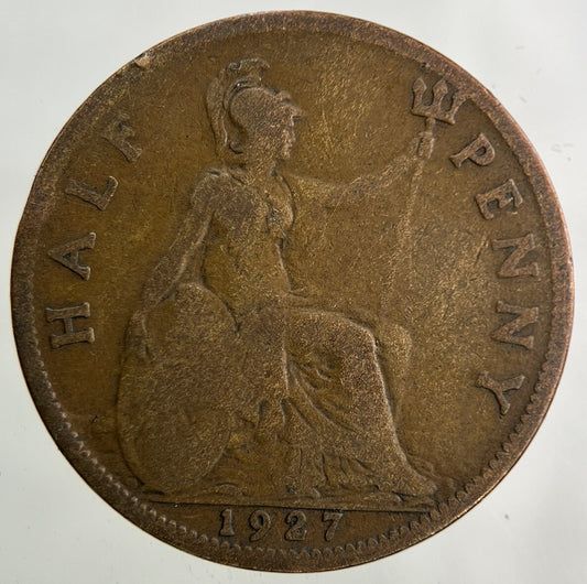 1927 George V Half-Penny Coin | Collectable Grade