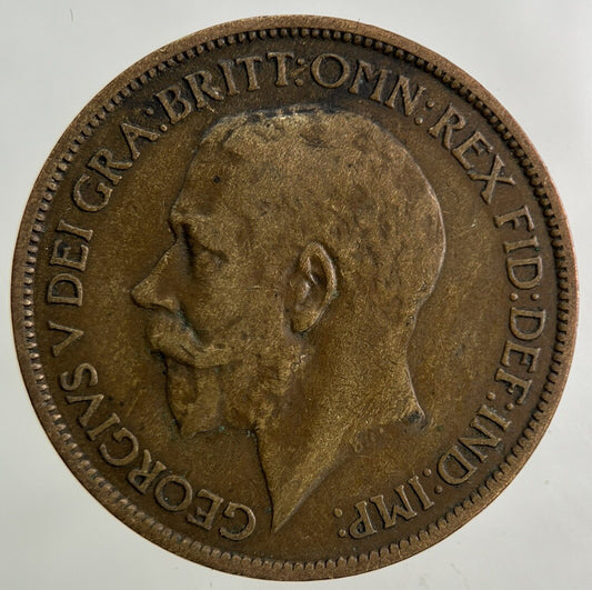 1923 George V Half-Penny Coin | Collectable Grade