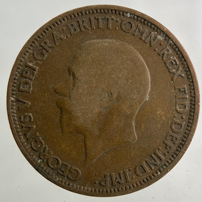 1935 George V Half-Penny Coin | Collectable Grade